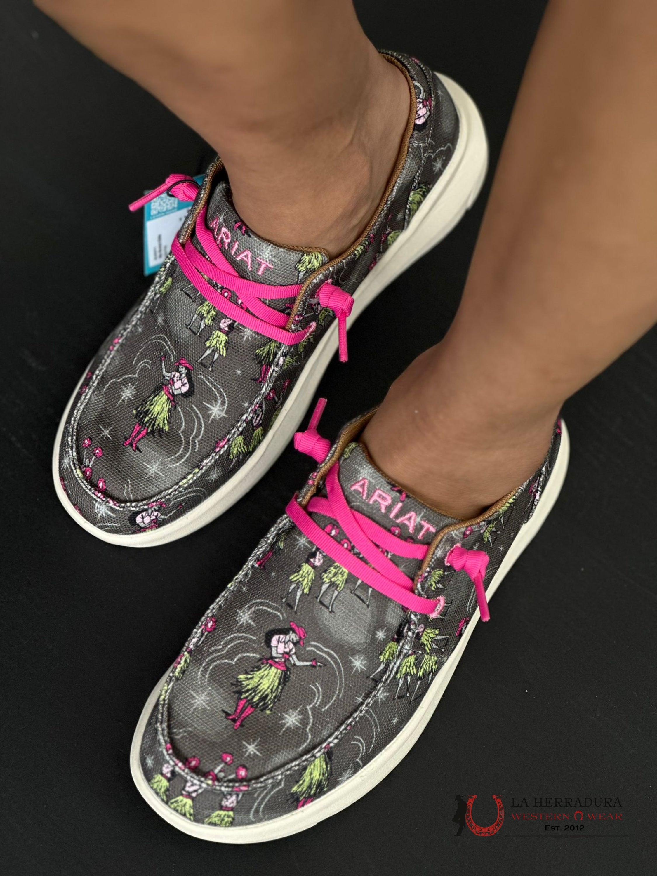 Ariat Womens Hilo Western Aloha Hula Print Zapatos Mujeres