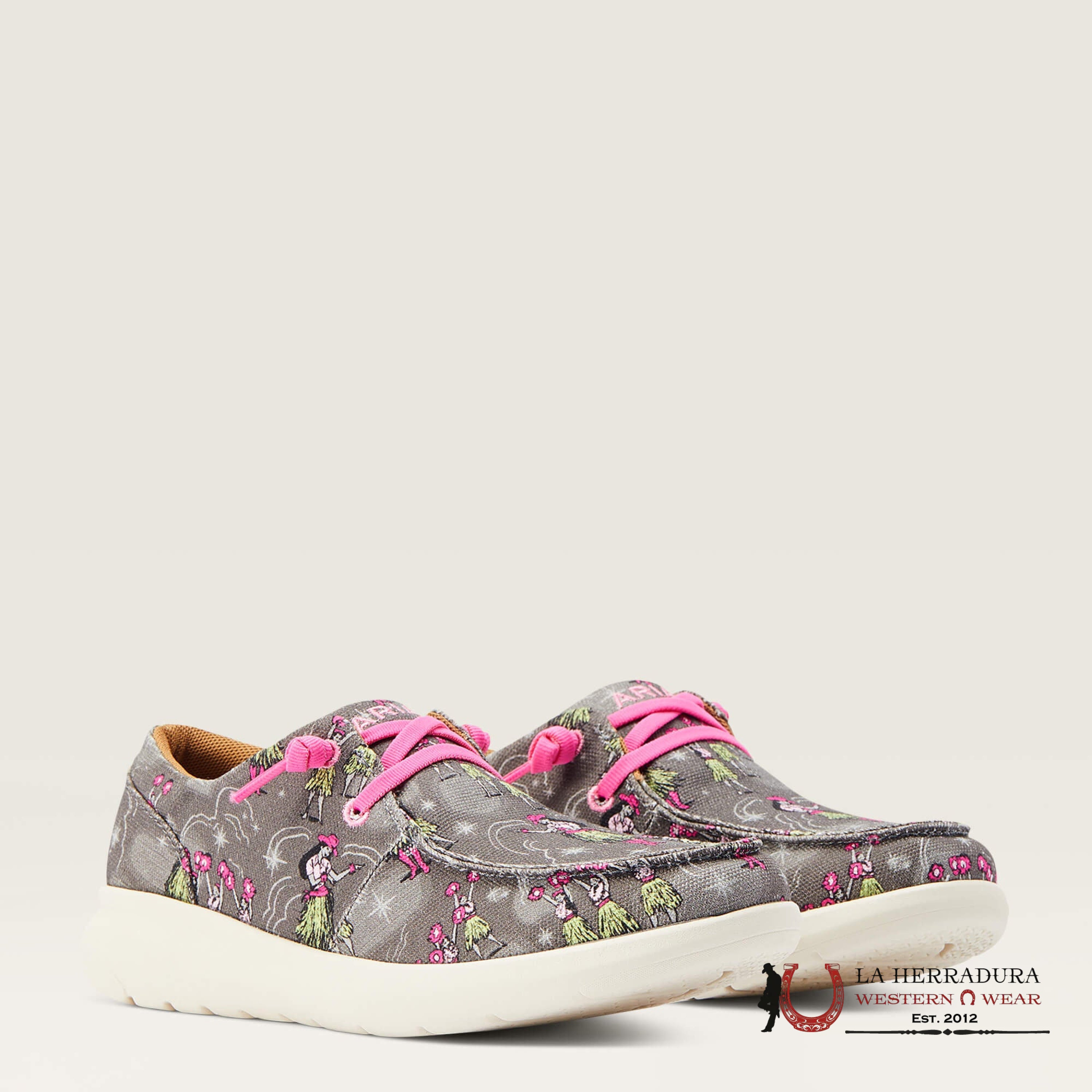 ARIAT WOMENS HILO WESTERN ALOHA HULA PRINT- 4523 ZAPATOS MUJERES