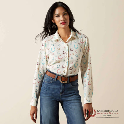 ARIAT CAMISA MANGA LARGA HOMESTYLE PARA MUJER -10062903