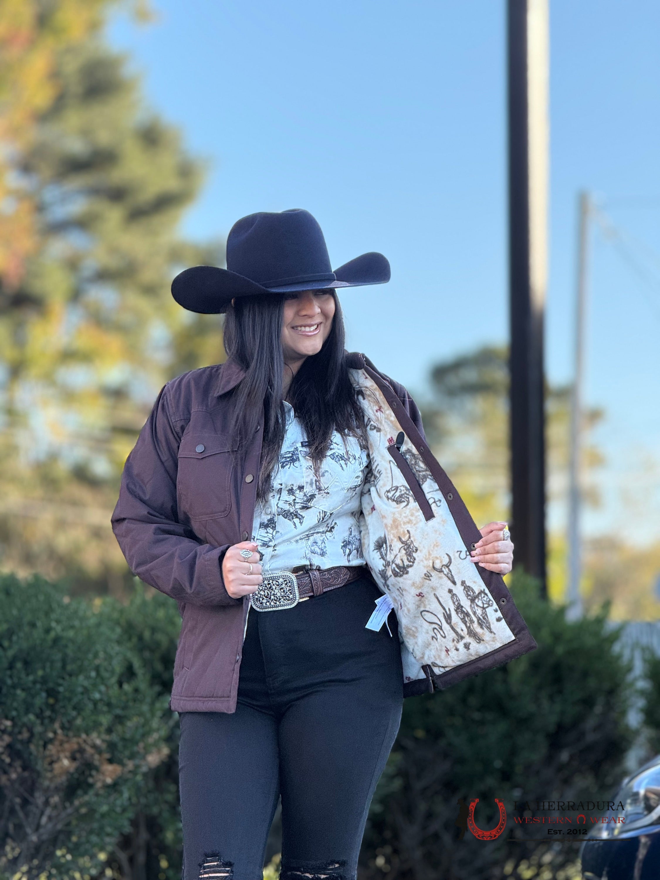 Ariat Womens Mole Grizzly Quilted Barn Jacket-2401 Ropa Mujeres