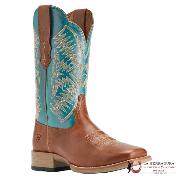ARIAT WOMENS Odessa StrechFit Almonte Roca/ Metallic Turqueza- 10042387