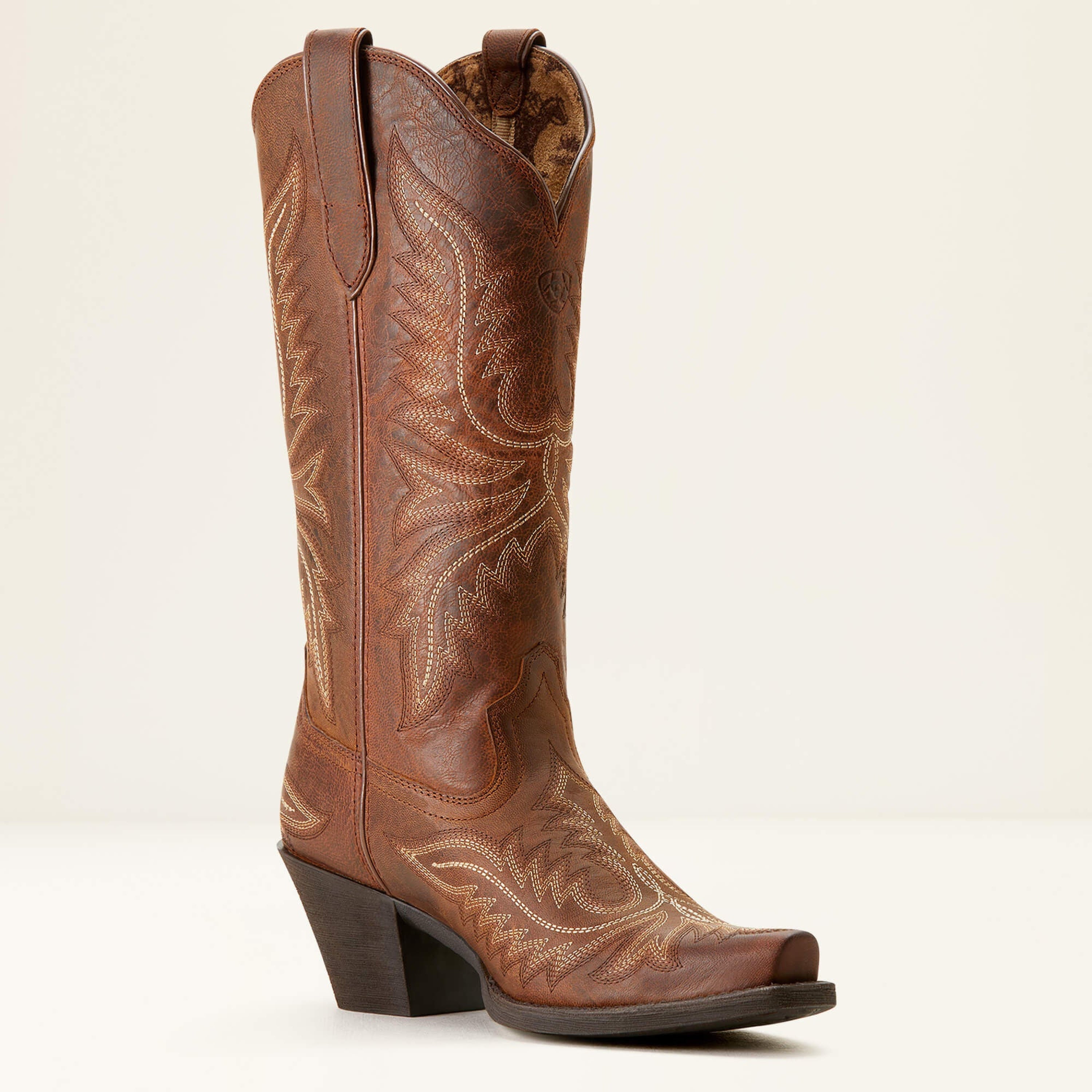 ARIAT WOMENS ROUND UP COLLINS RAFTER TAN - 3788 BOTAS MUJERES