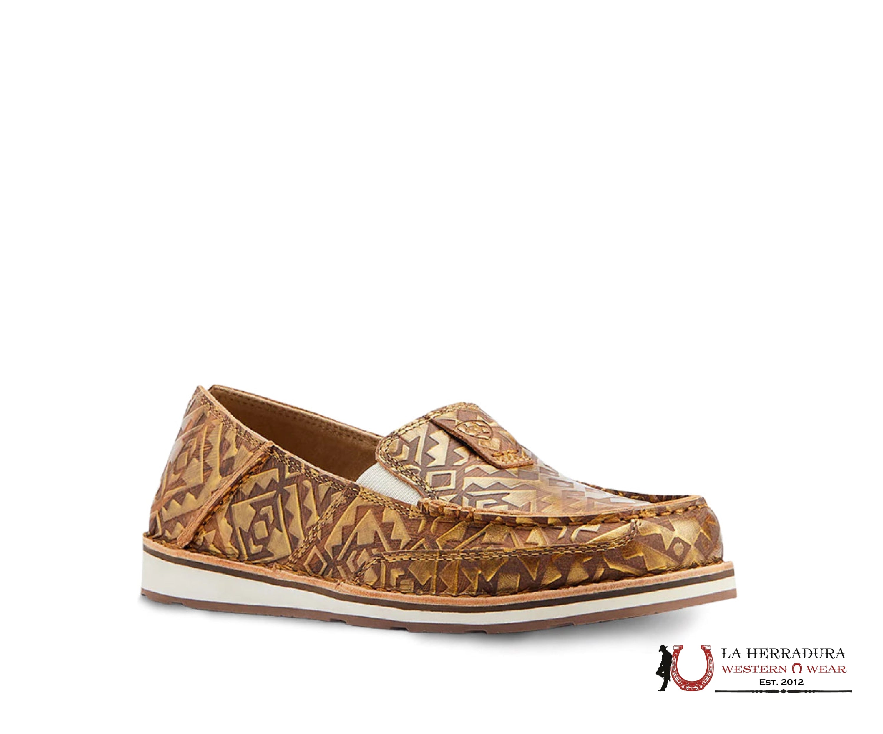 ARIAT WOMENS SLIP ON CRUISER COPPER BLANKET EMBOSS- 4534 ZAPATOS MUJERES