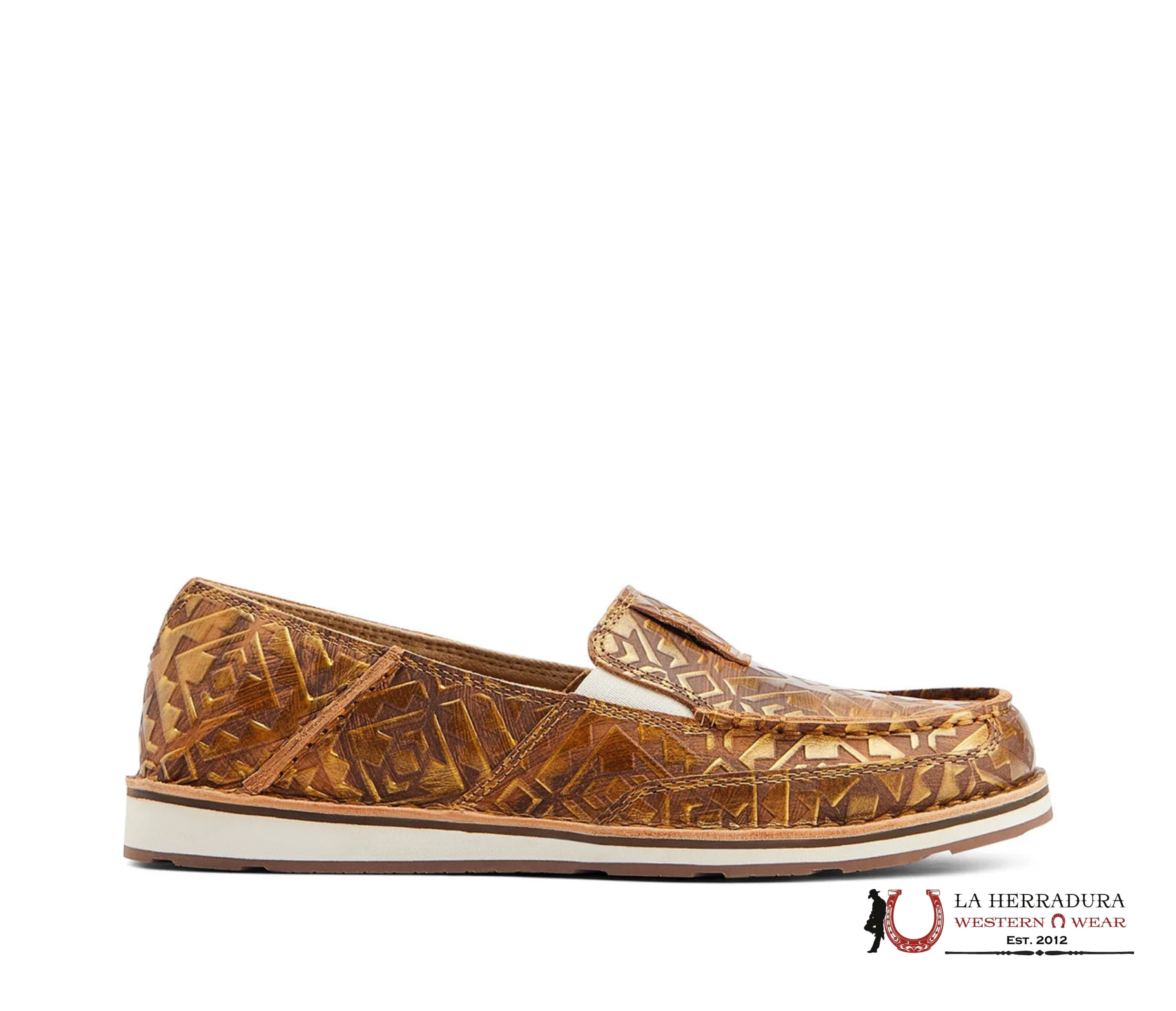 ARIAT WOMENS SLIP ON CRUISER COPPER BLANKET EMBOSS- 4534 ZAPATOS MUJERES