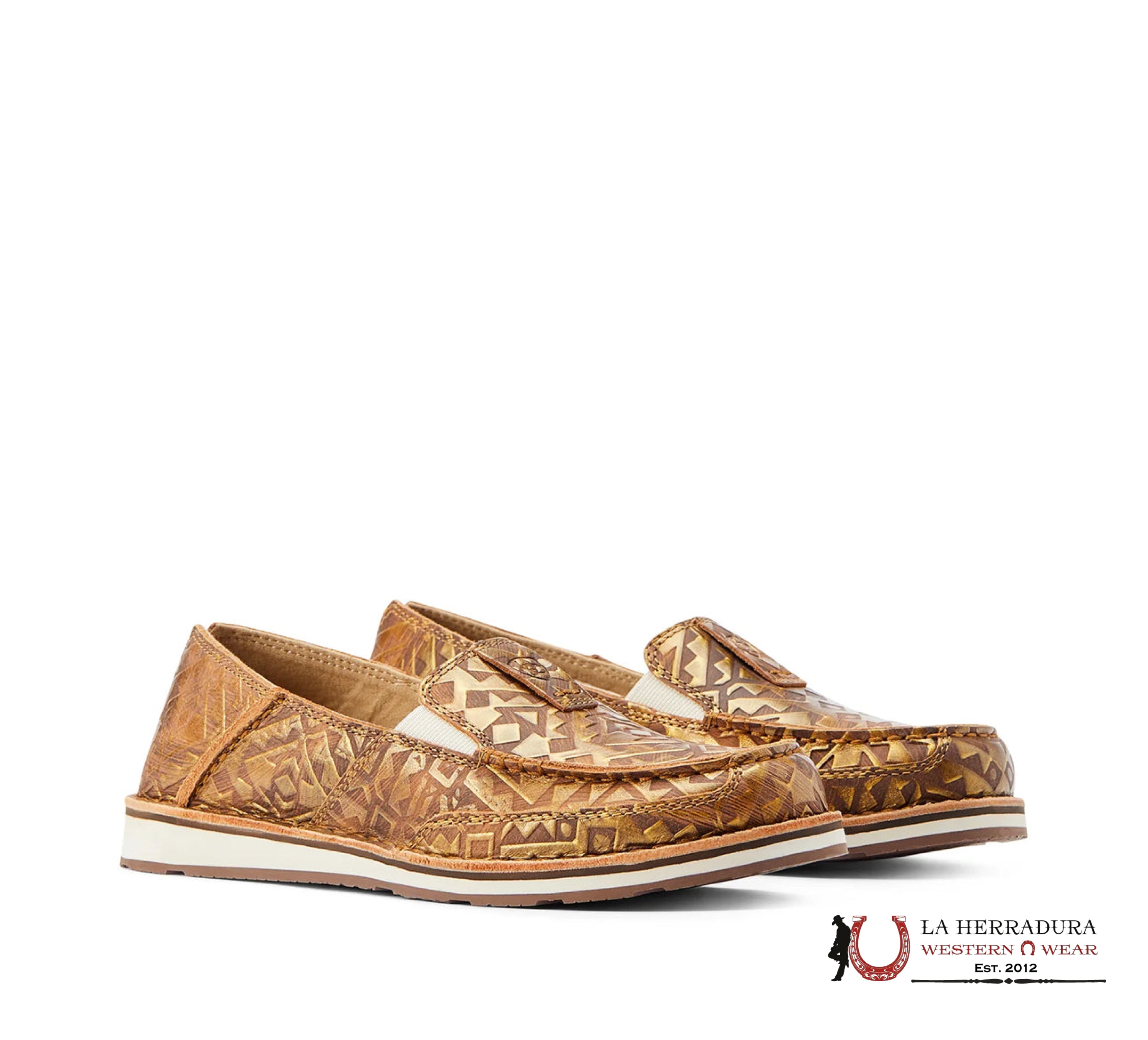 ARIAT WOMENS SLIP ON CRUISER COPPER BLANKET EMBOSS- 4534 ZAPATOS MUJERES