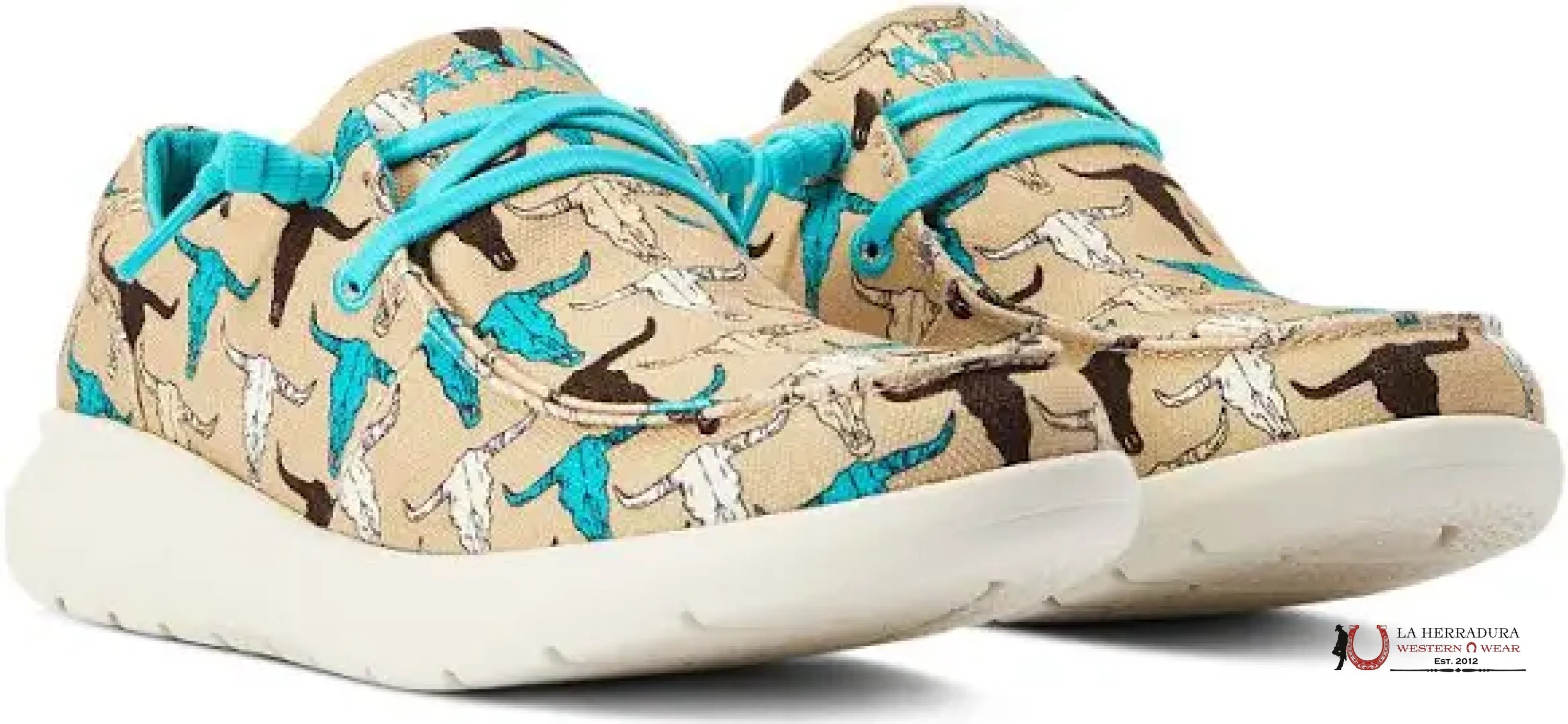 ARIAT WOMENS SLIP ON HILO MULTI STREERHEAD PRINT 2517 ZAPATOS MUJERES