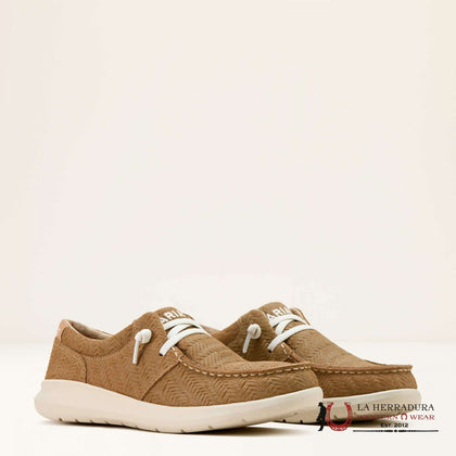 ARIAT MOCASÍN HILO TAN WOVEN EMBOSS PARA MUJER -10061344