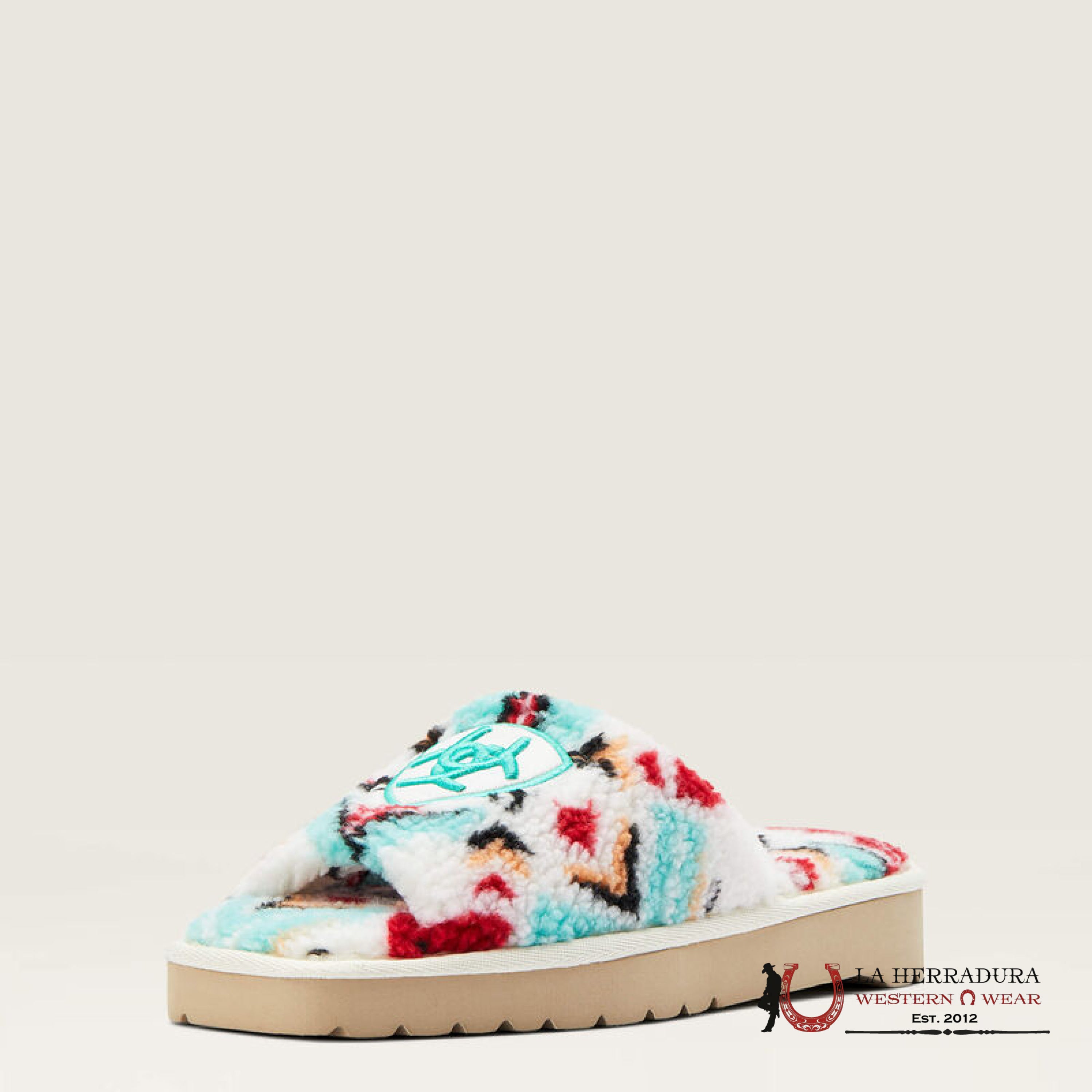 Ariat Womens Square Toe Slip-0N Cozy Slide Zapatos Mujeres