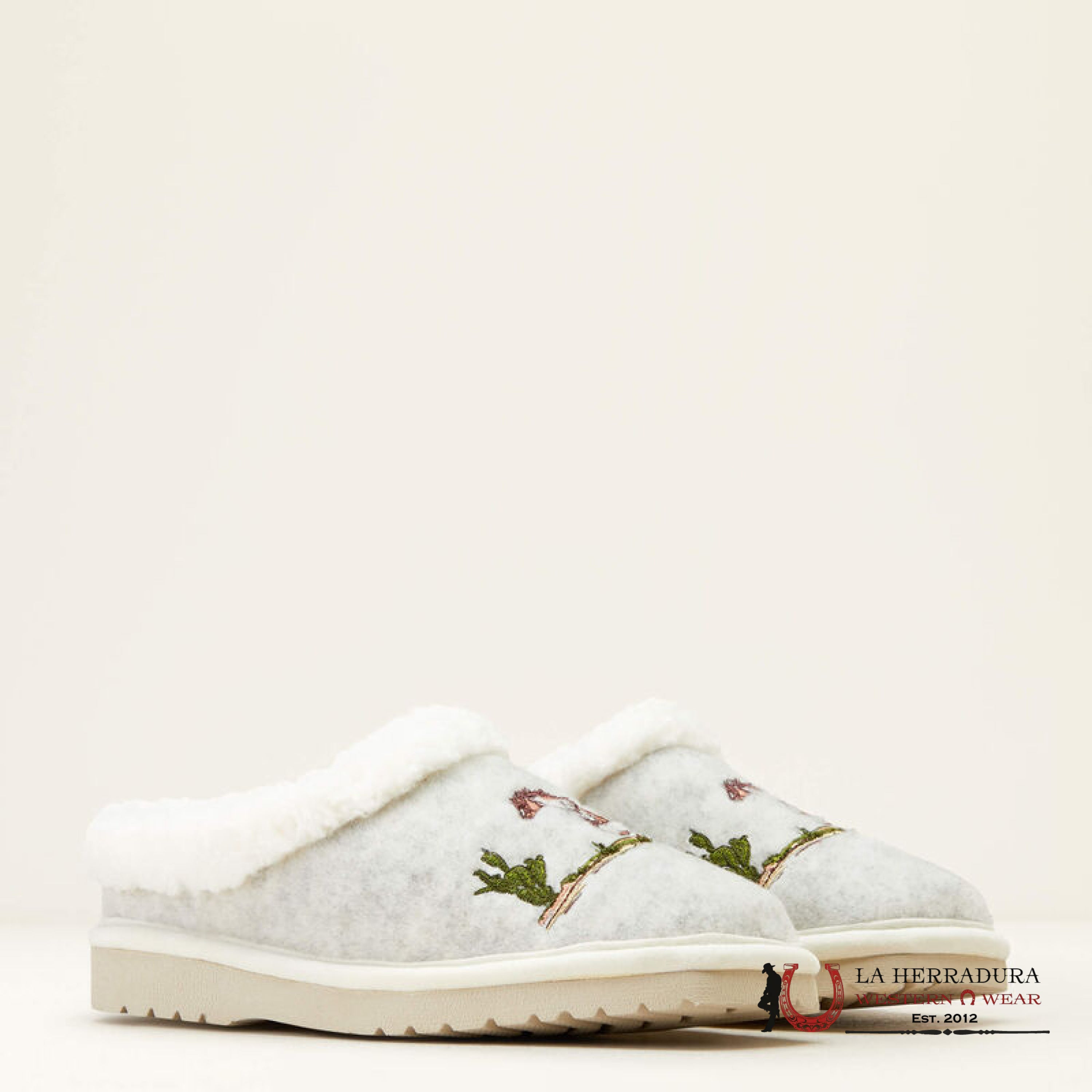 Ariat Womens Square Toe Slip-0N Roaming Horse Zapatos Mujeres