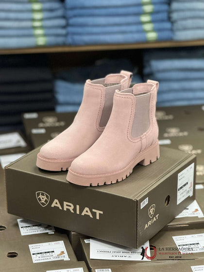 ARIAT WOMEN’S WEXFORD LUG DUSTY ROSE SHORT BOOT 10051003