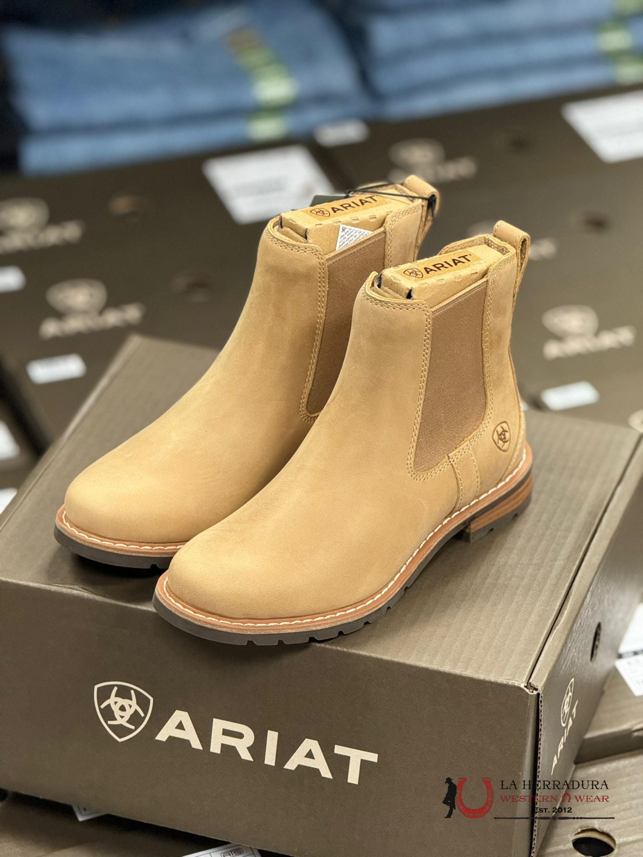 Ariat Women’s Wexford Natural Tan Short Boot Botas Mujeres