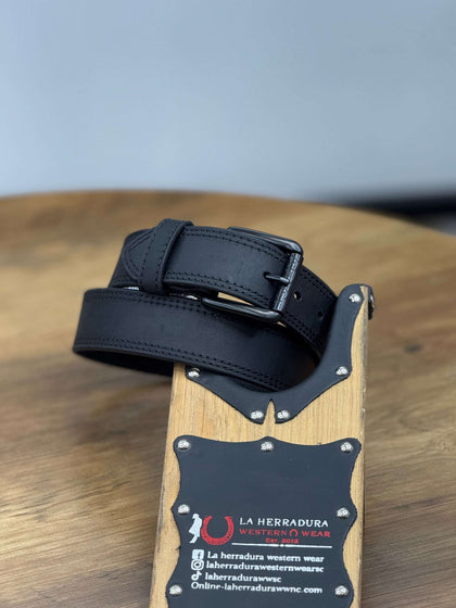 ARIAT WORK BLACK BELT AND BLACK BUCKLE - 0401