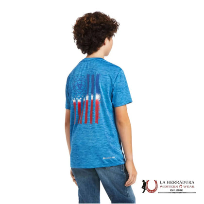 ARIATTEK KIDS TSHIRT -BOYS CHARGER PATRIOTIC SS 10040636