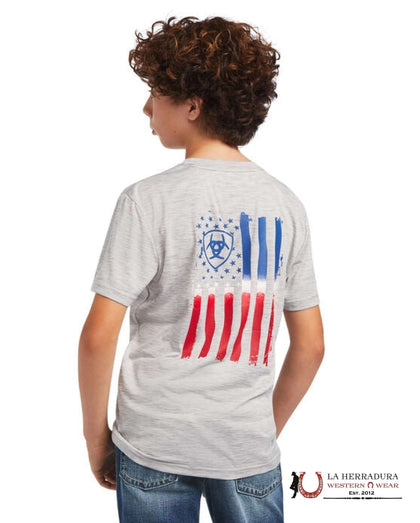 ARIATTEK KIDS TSHIRT -BOYS CHARGER PATRIOTIC SS 10040637
