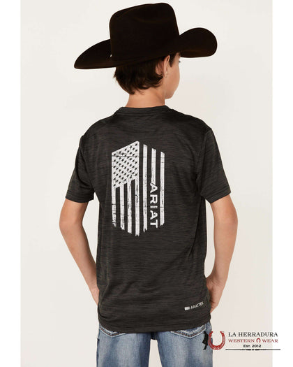 ARIATTEK KIDS TSHIRT -CHARGER PATRIOTIC SS 10040635