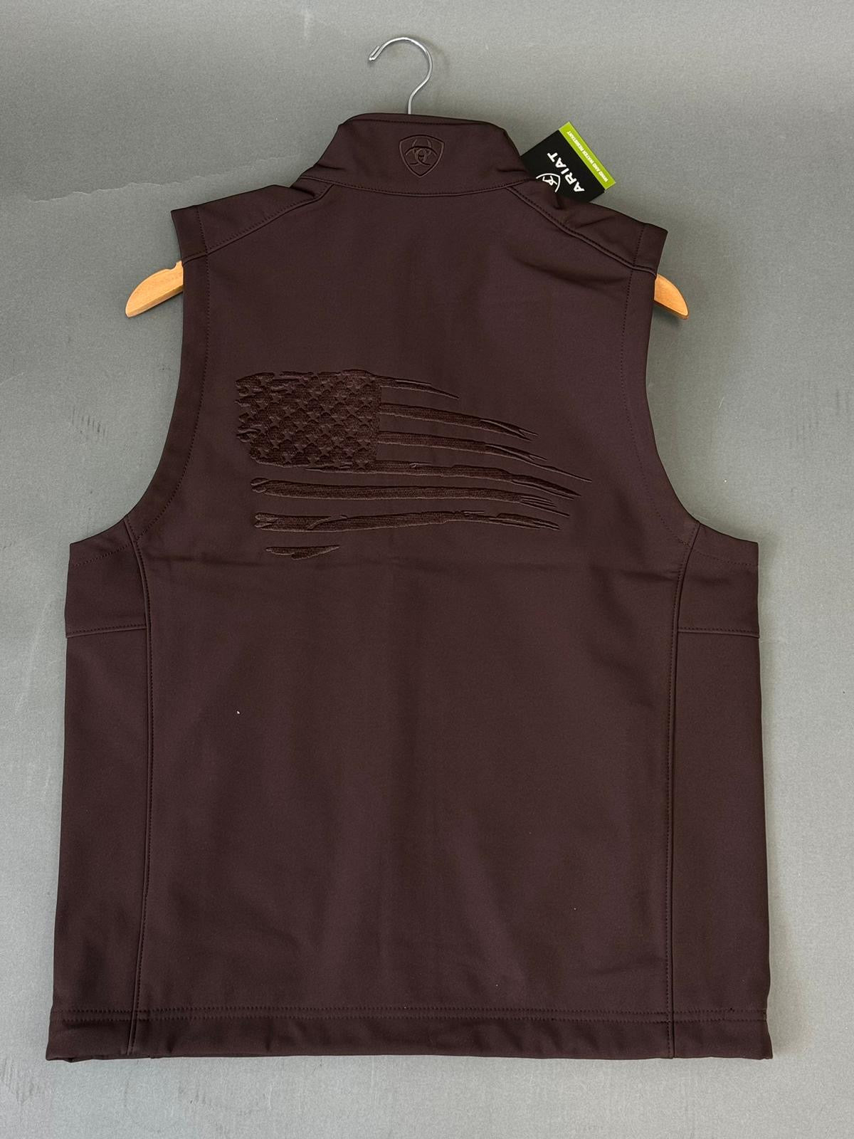 ARIAT Logo 2.0 Softshell Coffee Bean Vest