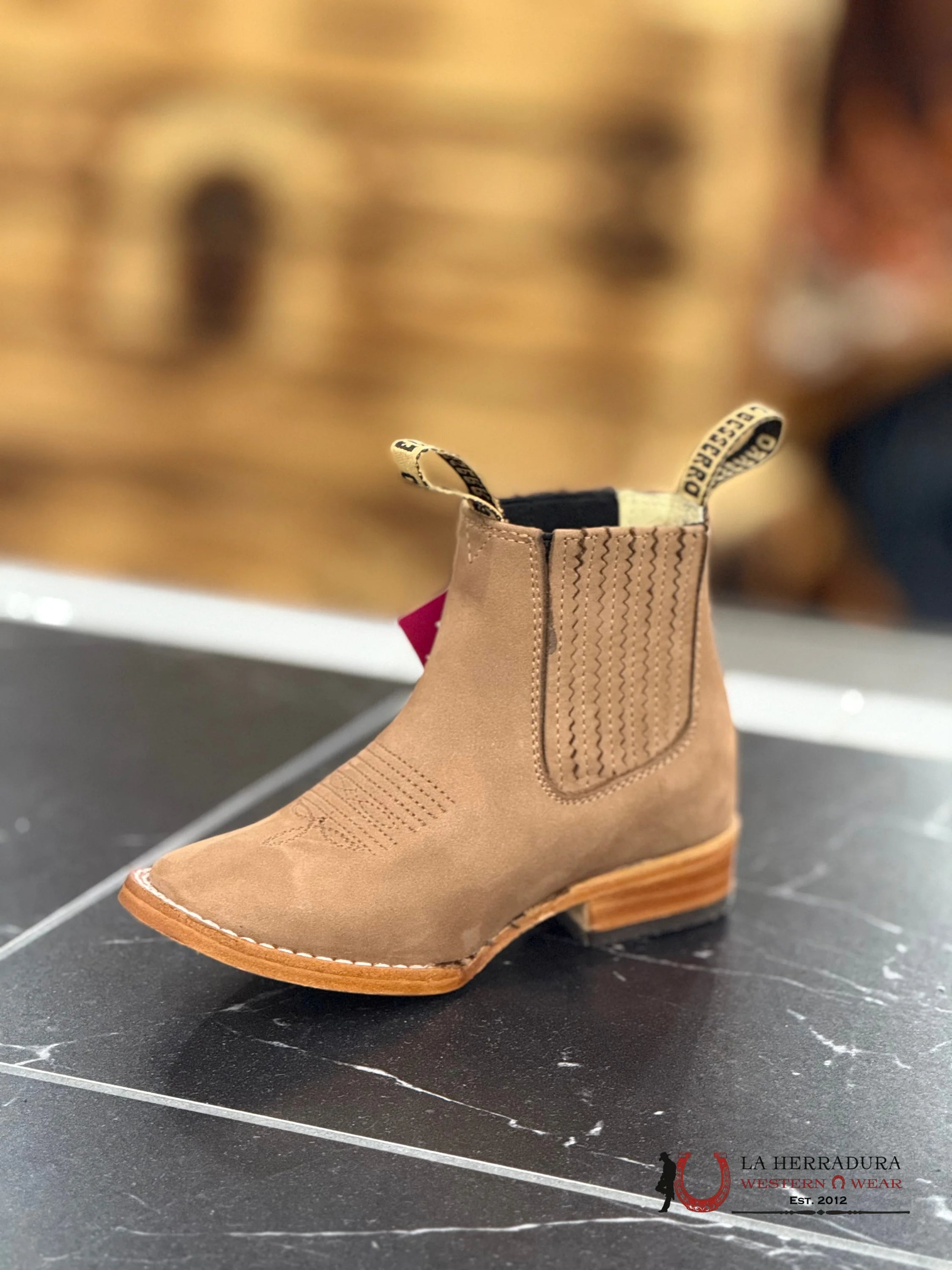 BESSERO KIDS NOBUCK CASTANO BOTIN CHARRO NIÑOS