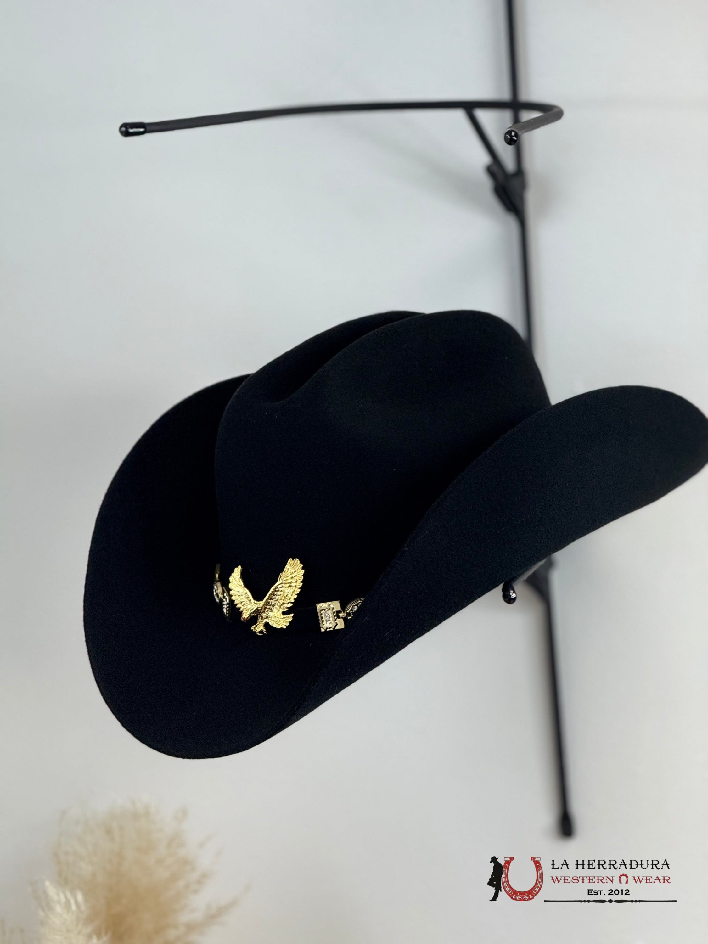 BLACK EL INDISRETO BULLHIDE 8X FELT HAT TEJANA