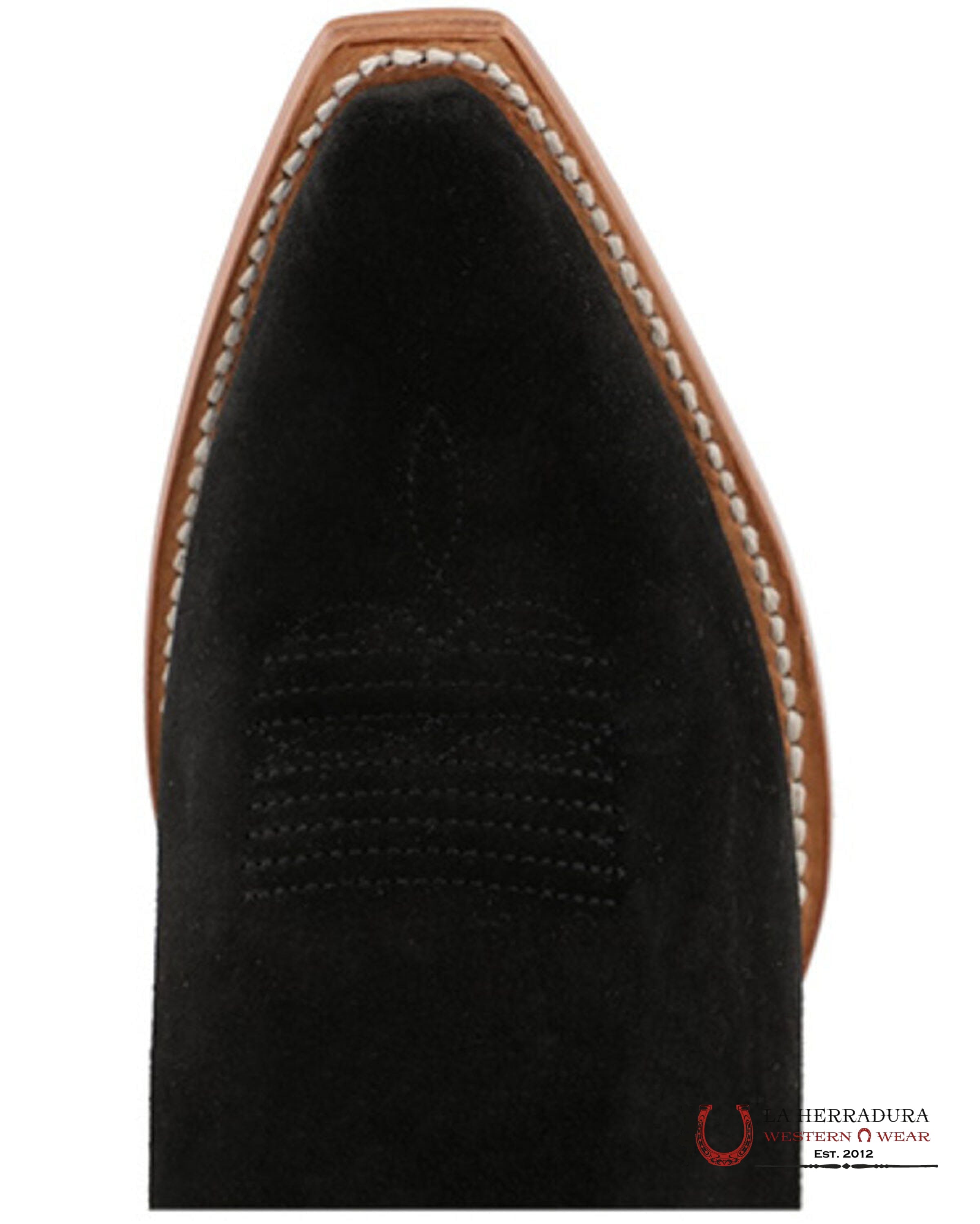 BLACK STAR ‘ADDISON’ BLACK POINT TOE BOOT WBSN021 BOTAS MUJERES