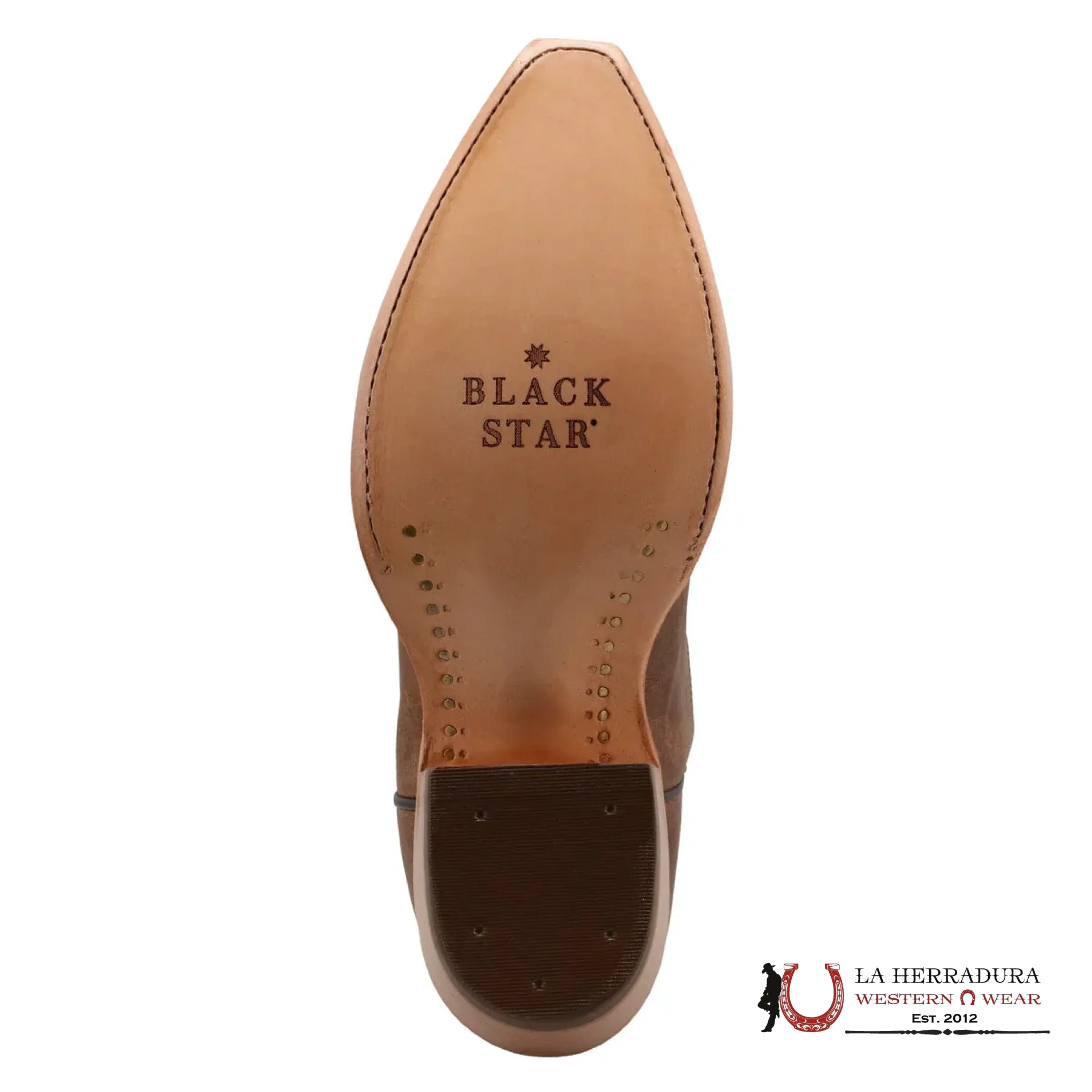 BLACK STAR ‘VICTORIA’ CARAMEL POINT TOE BOOT WBNS034 BOTAS MUJERES