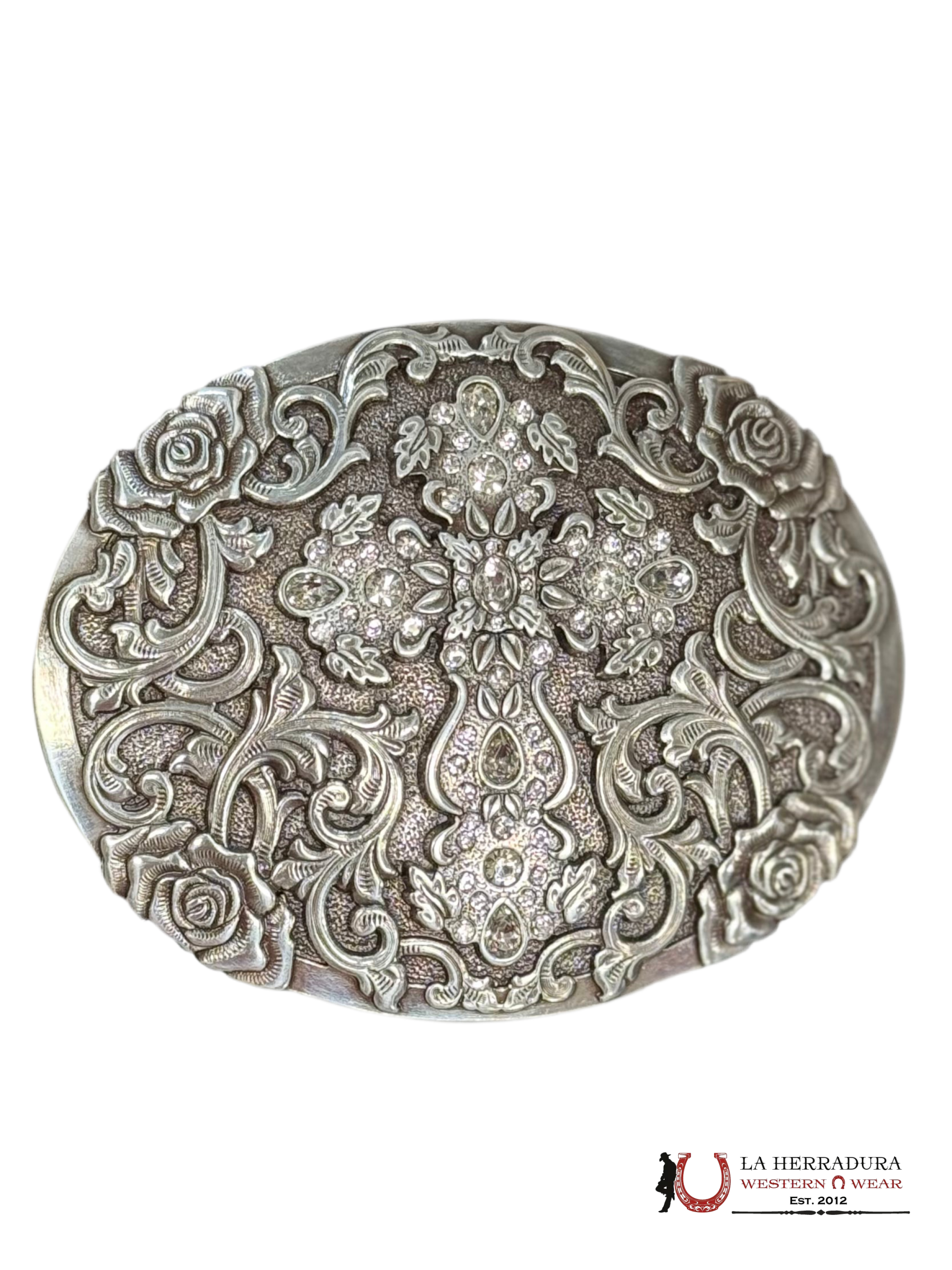 BLEZIN ROXX CROSS WITH JEWELRY SILVER ROUND BUCKLE ACCESORIOS