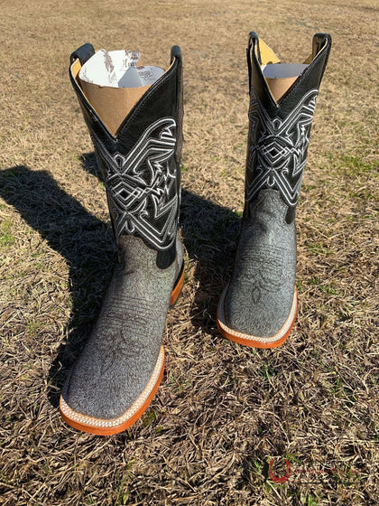 BOOTS ARANGO IMIT ZEBRA NEGRO  ESTILO PRORODEO COW SKINS