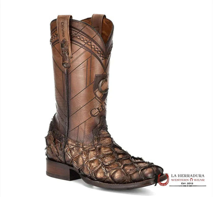 BOTAS CUADRA TEJIDA FUSCUS COLA NEGRO