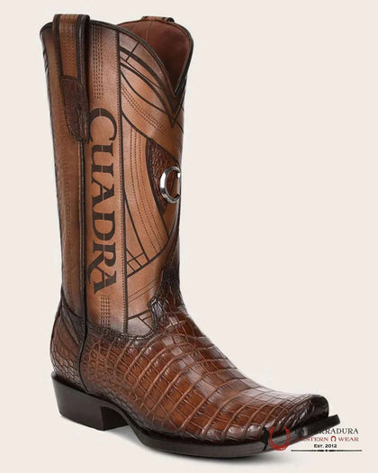 BOTAS CUADRA TEJIDA FUSCUS COLA NEGRO