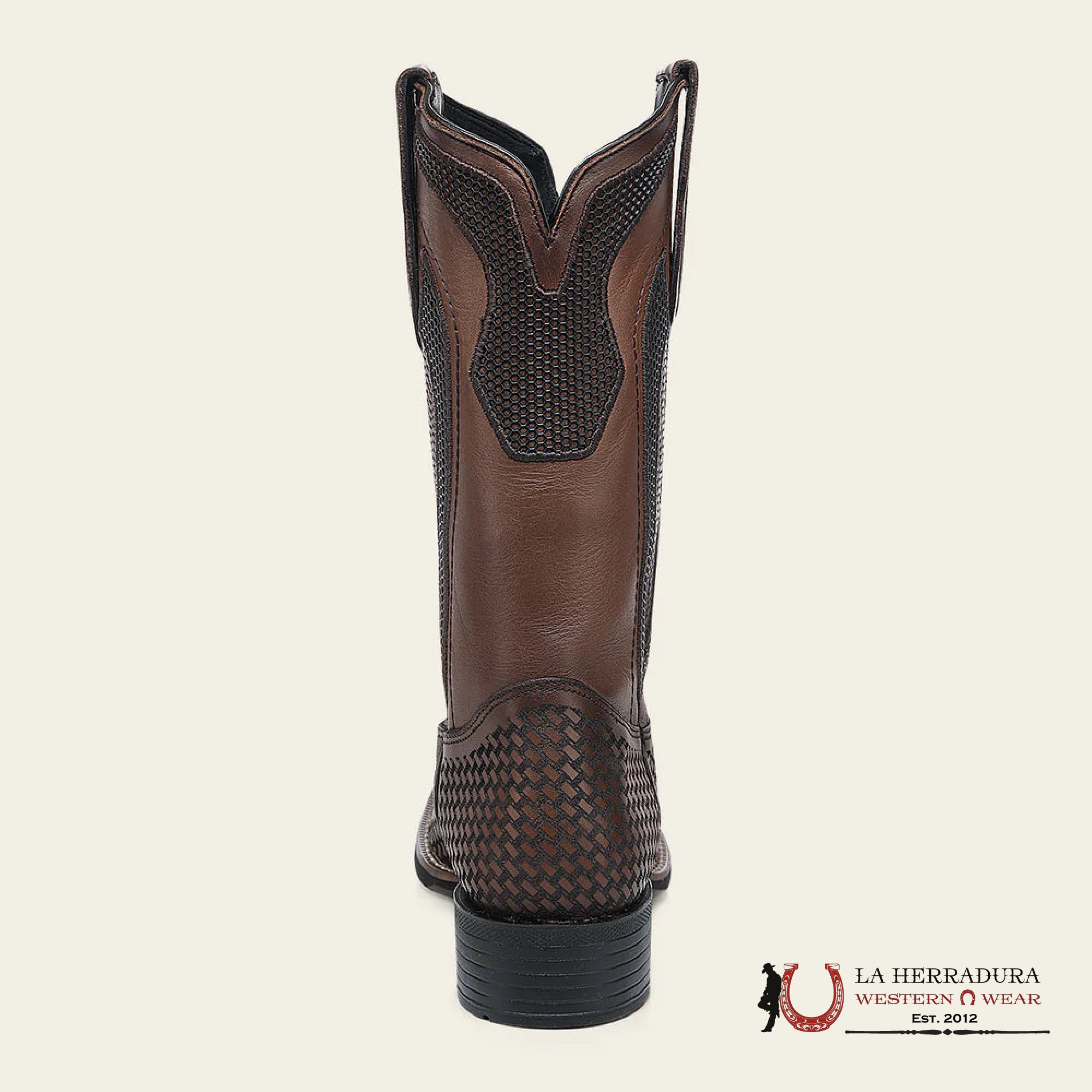 BOOTS CUADRA RES CRUST MIEL LASTER EMBROIDERY SQUARE TOE CU984 BOTAS HOMBRES