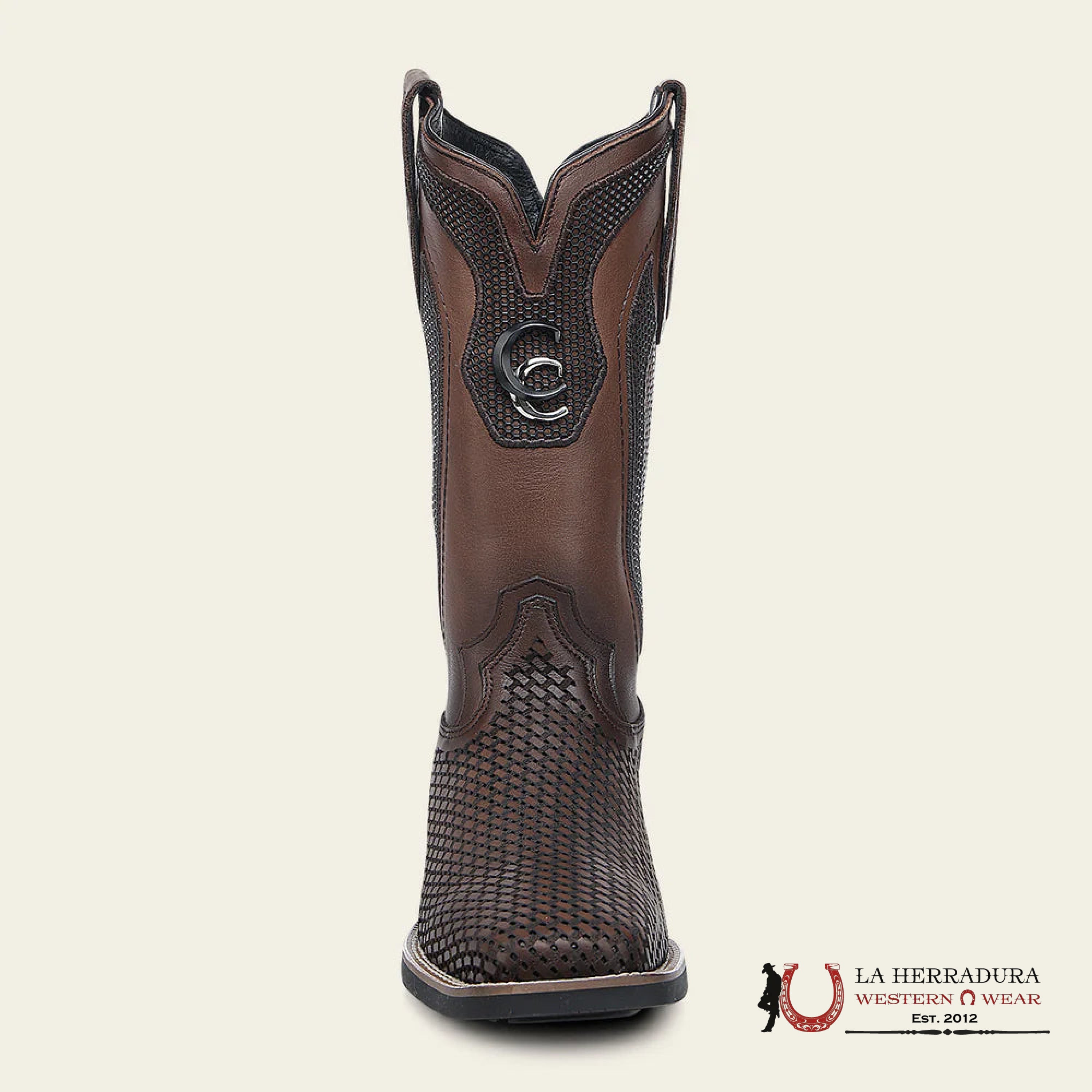 BOOTS CUADRA RES CRUST MIEL LASTER EMBROIDERY SQUARE TOE CU984 BOTAS HOMBRES