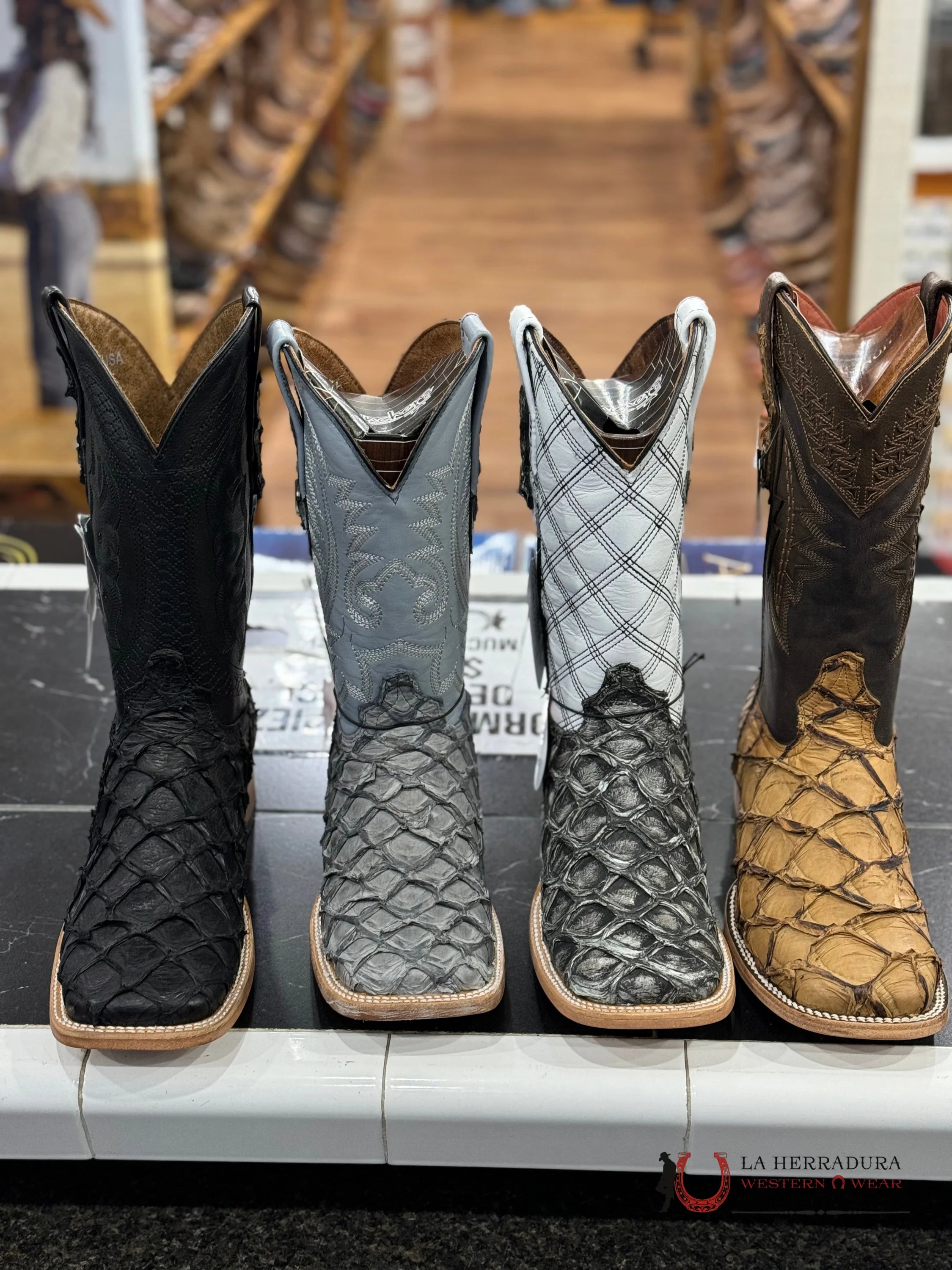 Botas Exotico Piraruco/Pescado Original Bigbass Mocking Bird Gris Hombres