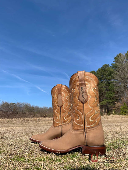 BOTAS QUINCY CRAZY CUERO TAN 231