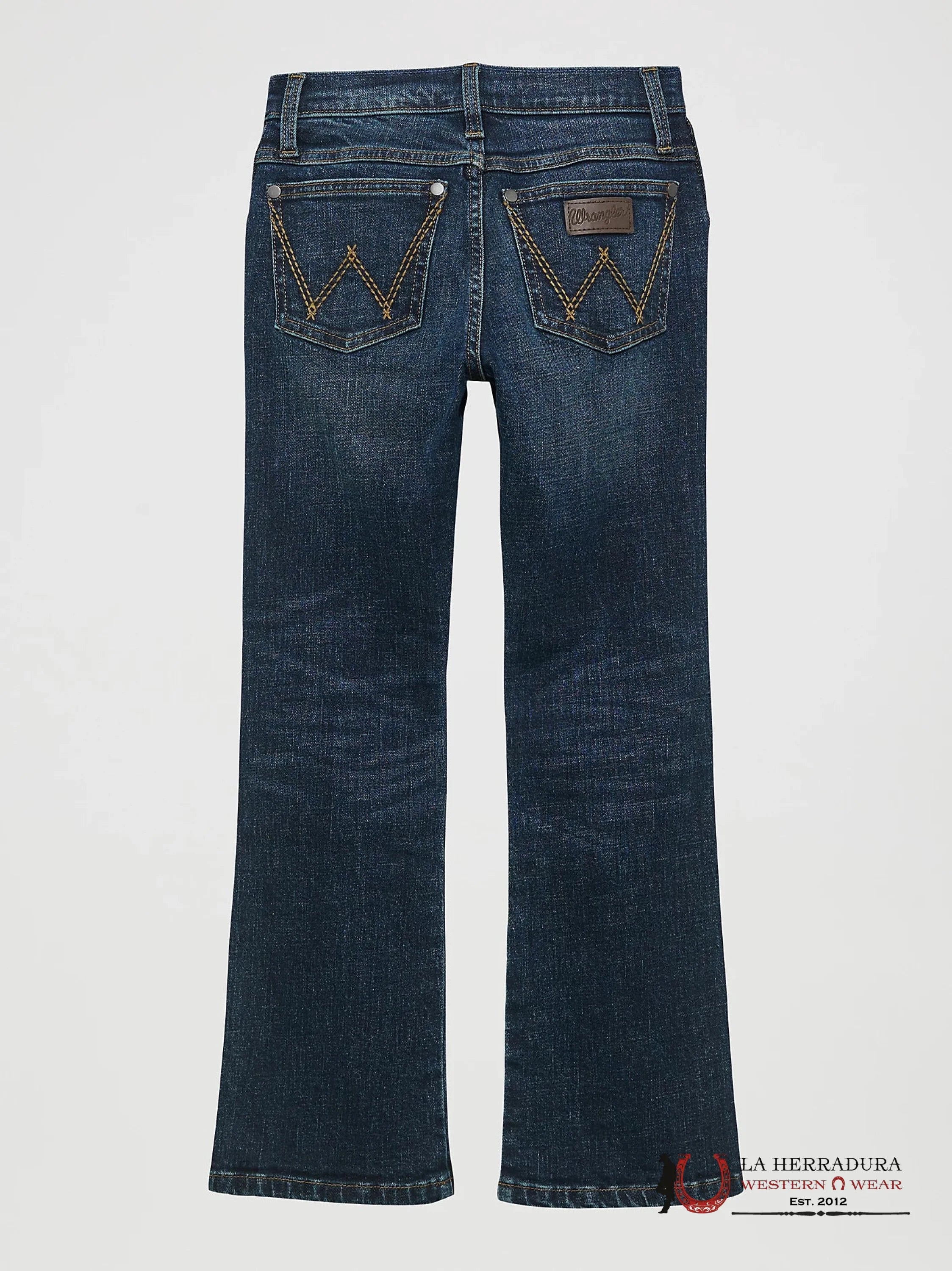 BOYS JEANS WRANGLER RETRO SLIM BOOT FITS OVER BOOTS 112365677 77BWZ NIÑOS