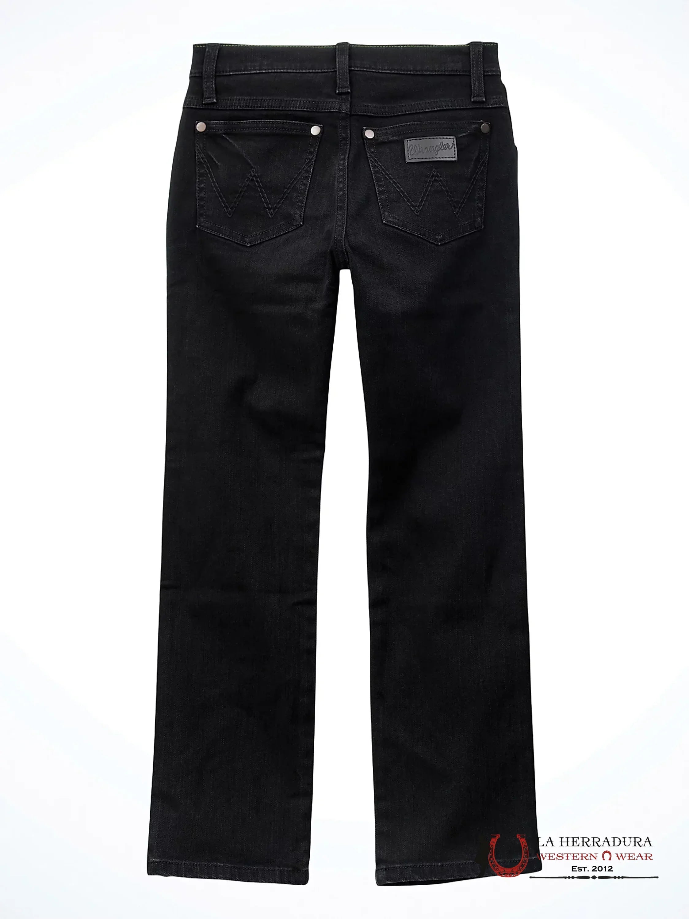 BOYS JESNS WRANGLER RETRO SLIM STRAIGHT BLACK KIDS 112358318 (88BWZ) NIÑOS