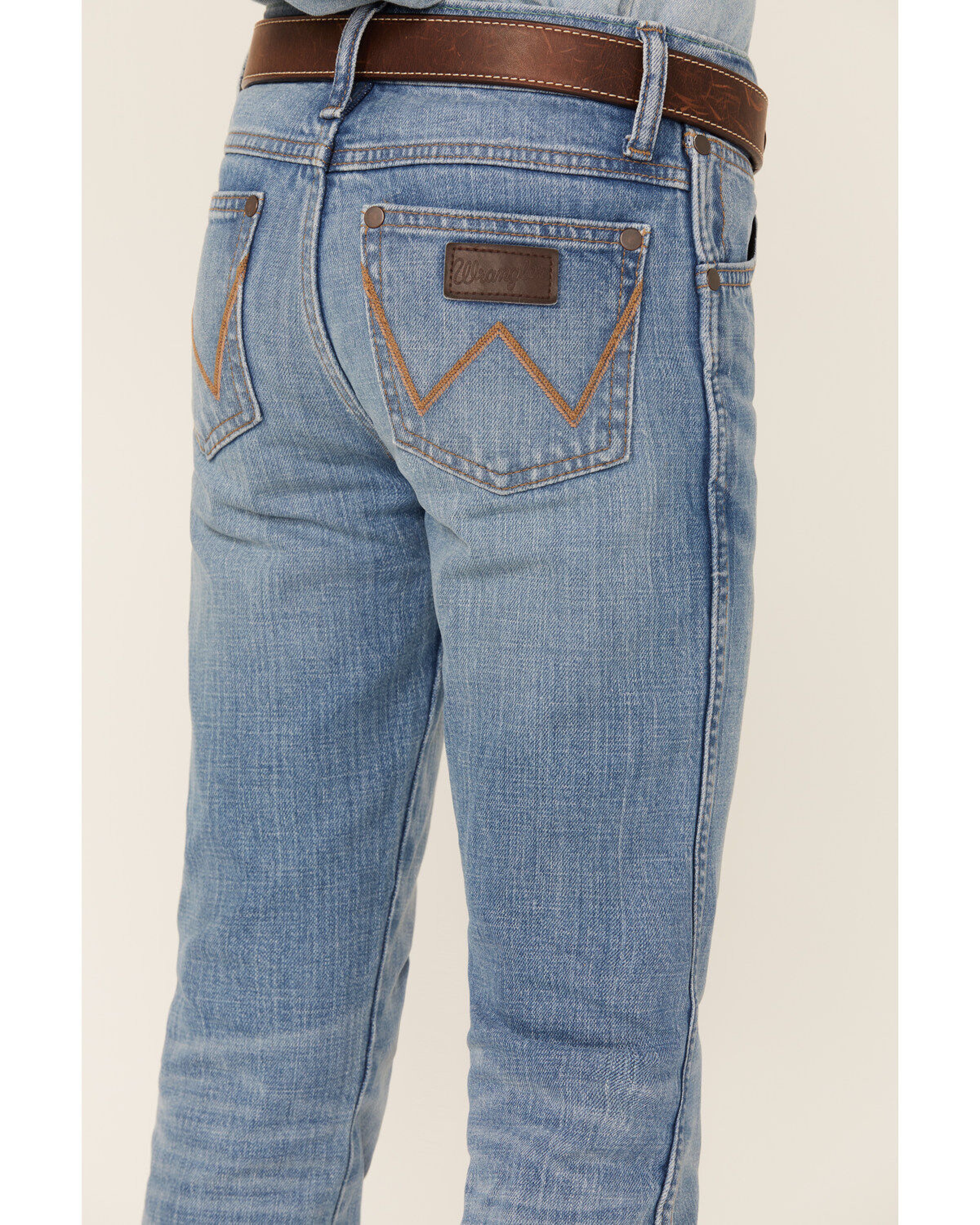 BOYS JEANS WRANGLER RETRO SLIM STRAIGHT SITS LOWER ON WAIST 112344608 88BWZ NIÑOS