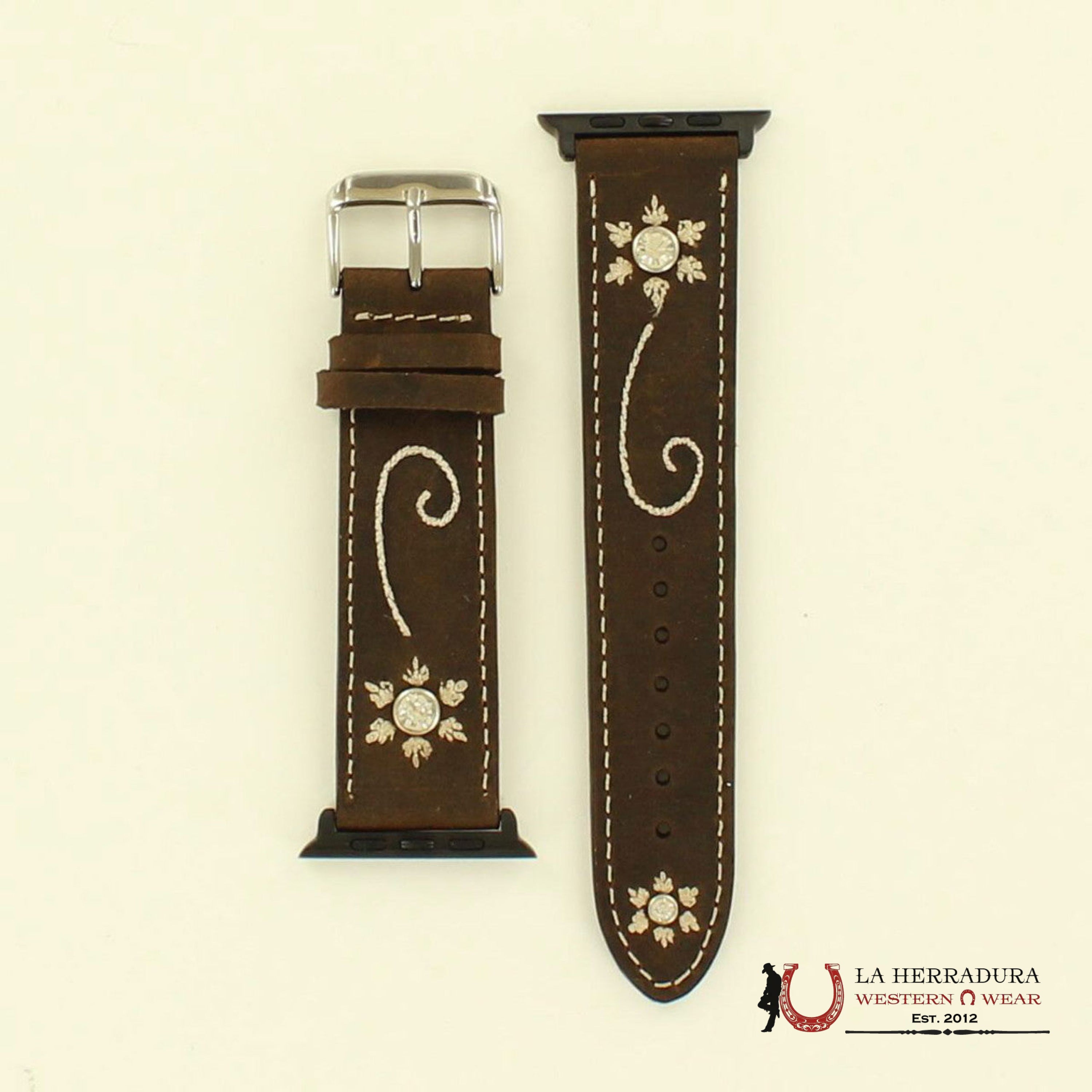 Brown watch strap N3101044