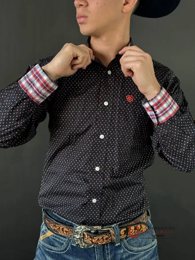 Camisa Ariat Fitted Vander Moonless Night Ropa Hombres