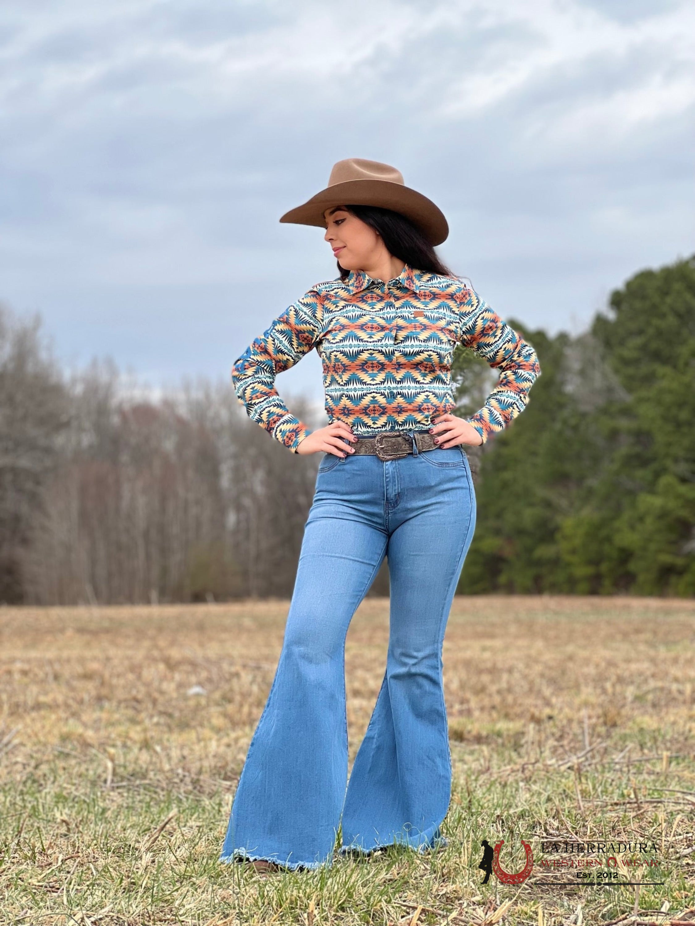 Camisa Ariat For Women Night Dance Ropa Mujeres