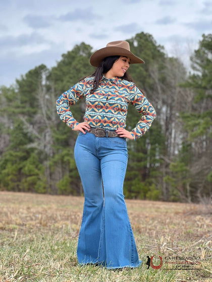 CAMISA ARIAT PARA MUJER DANZA NOCTURNA