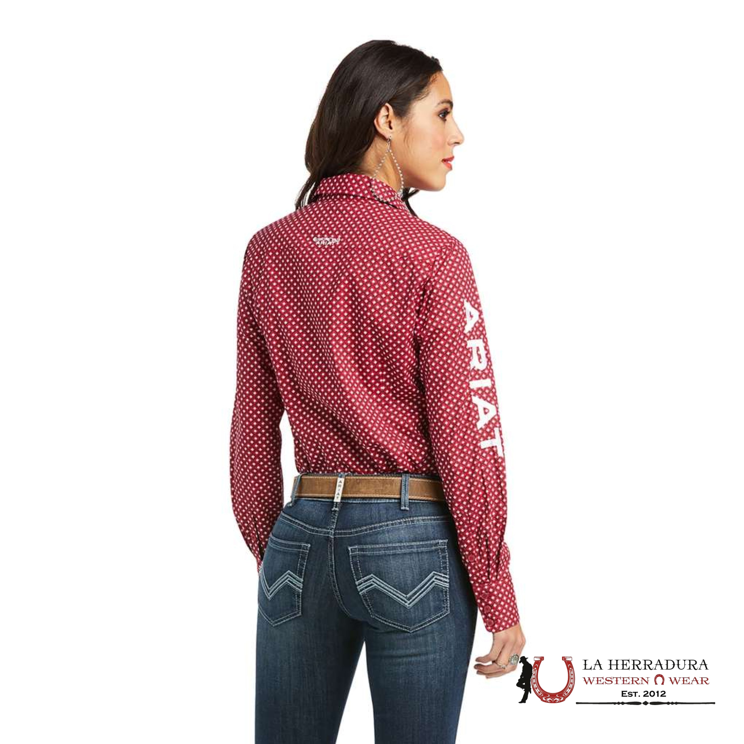 CAMISA ARIAT FOR WOMEN PERSIAN RED 10037433 ROPA MUJERES