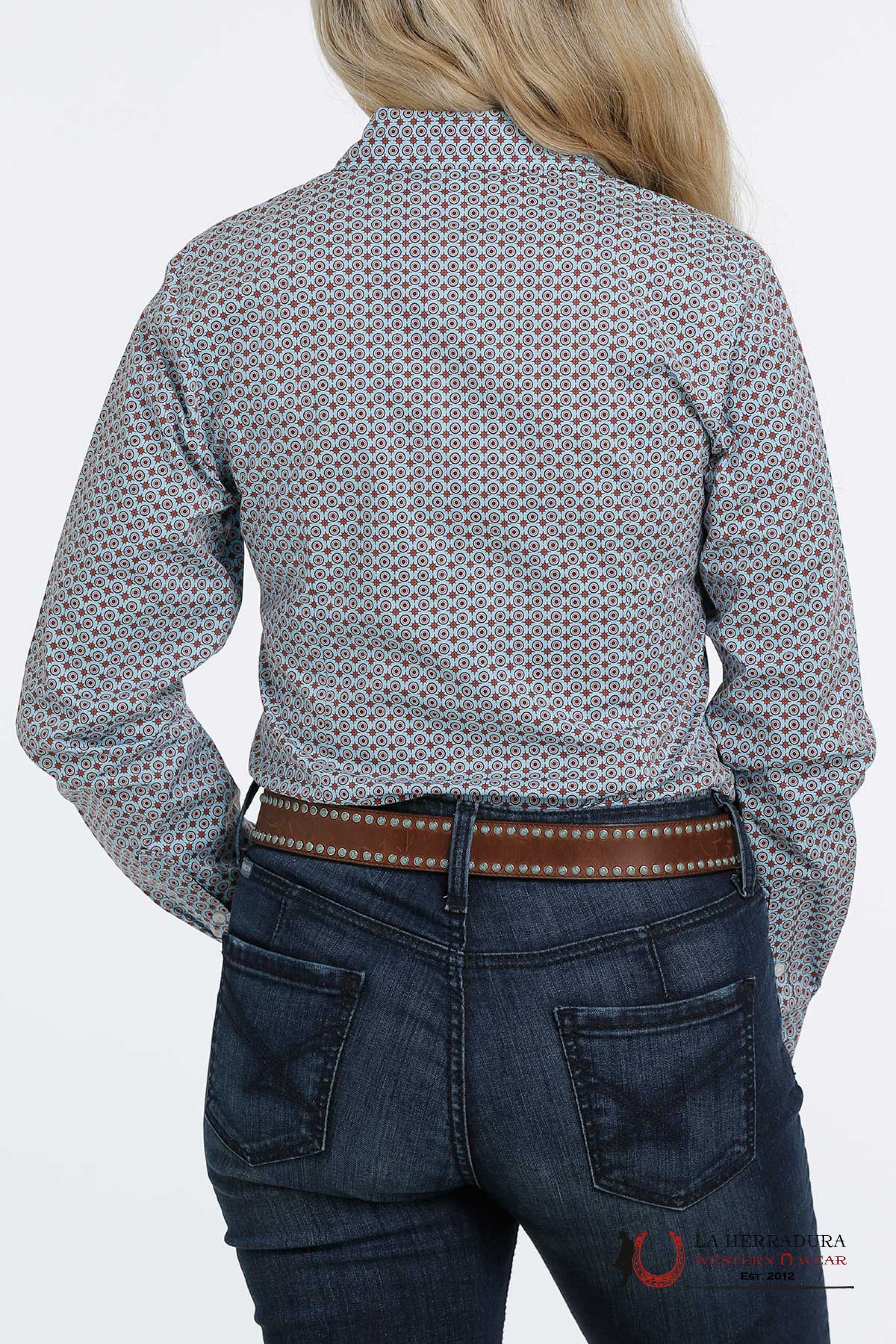 Camisa Para Mujeres Cinch Multicolor Medallion Print Ropa