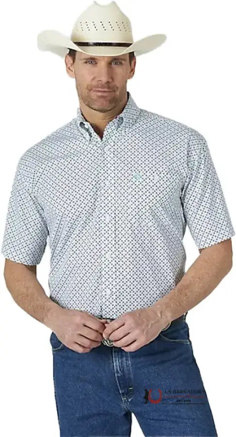 Camisa Wrangler Admiral Printed George Strait Collection Ropa Hombres