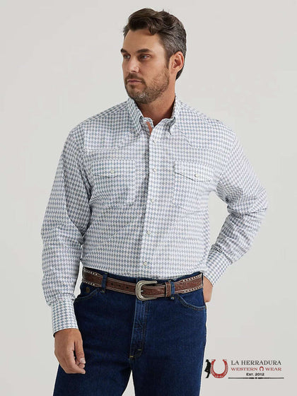 CAMISA WRANGLER DIAMOND BM SOOT GEORGE STRAIT COLLECTION 4892