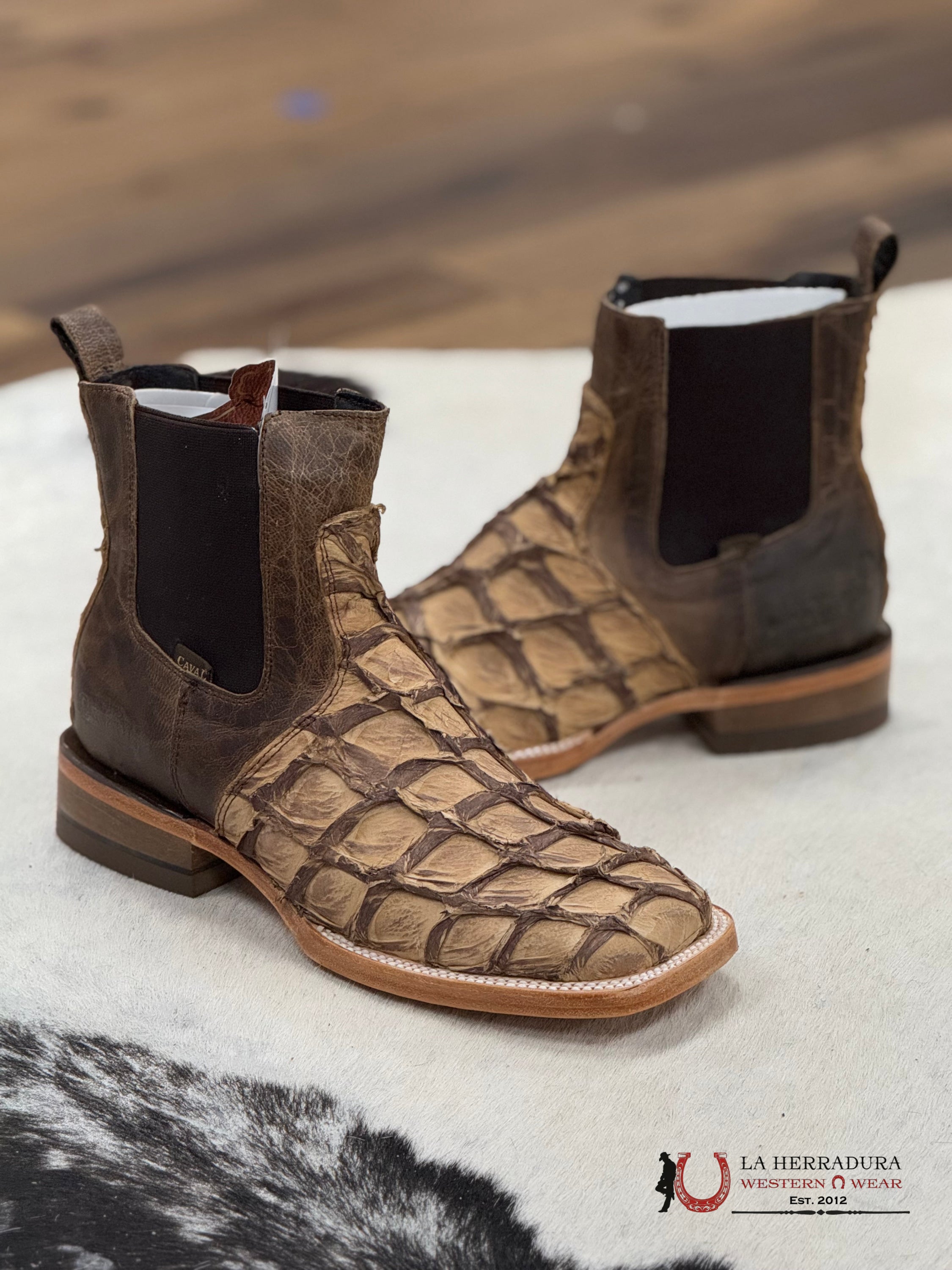 Exotic Fish Short Boots Orix Botín Pescado Botas Hombres