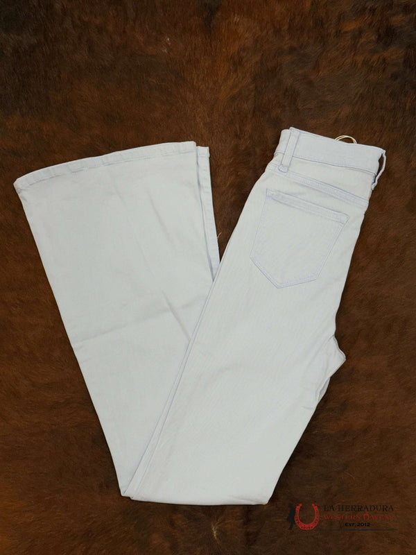 CELLO BABY BLUE HIGH RISE FLARE JEAN