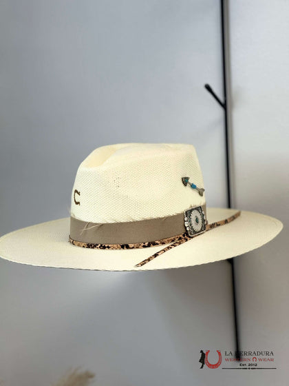 SOMBRERO DE PAJA CHARLIE 1 HORSE NATURAL SPEAR POINT