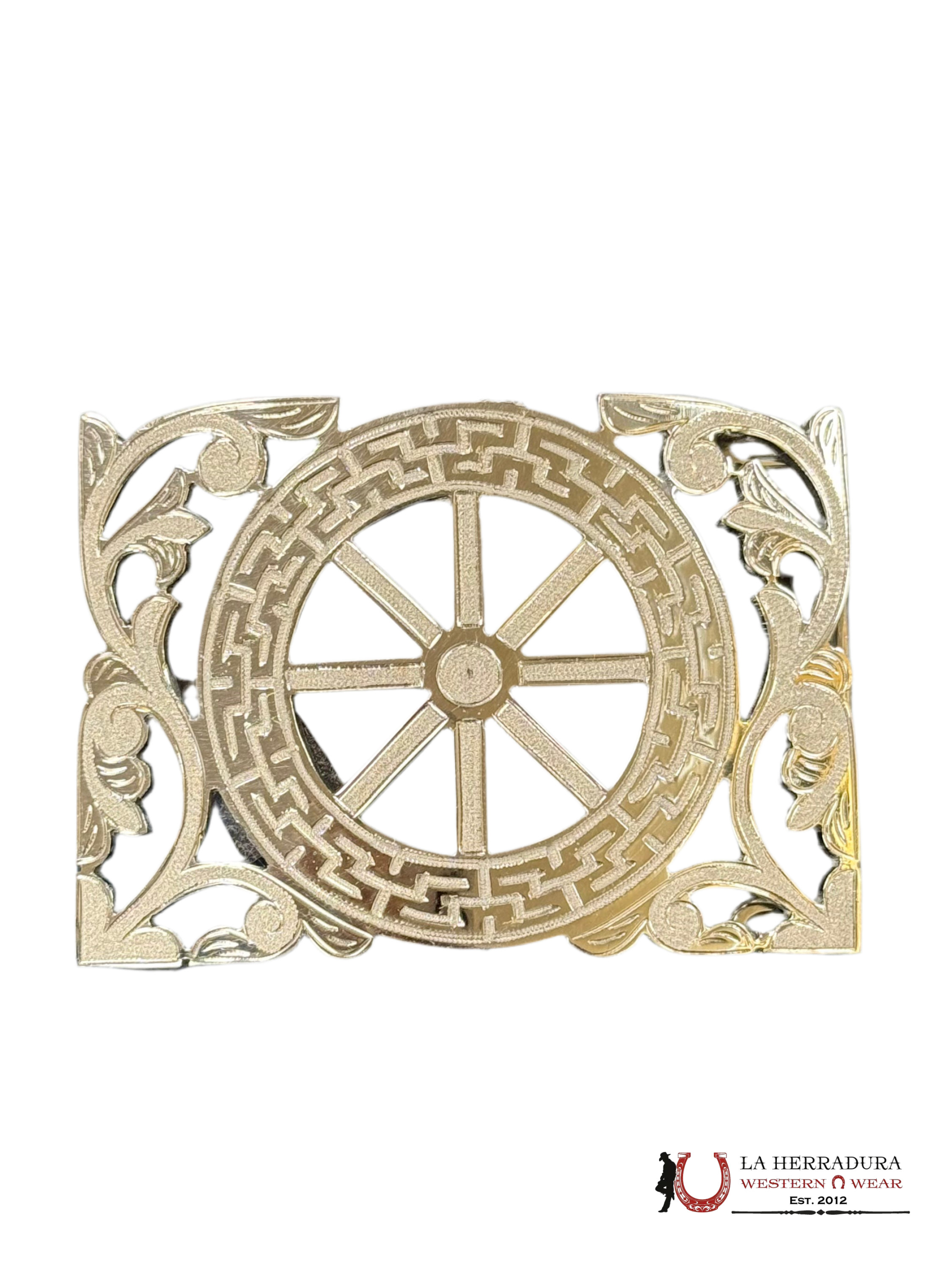 CHARRO ALL SILVER BUCKLE ACCESORIOS