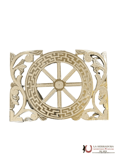 CHARRO ALL SILVER BUCKLE
