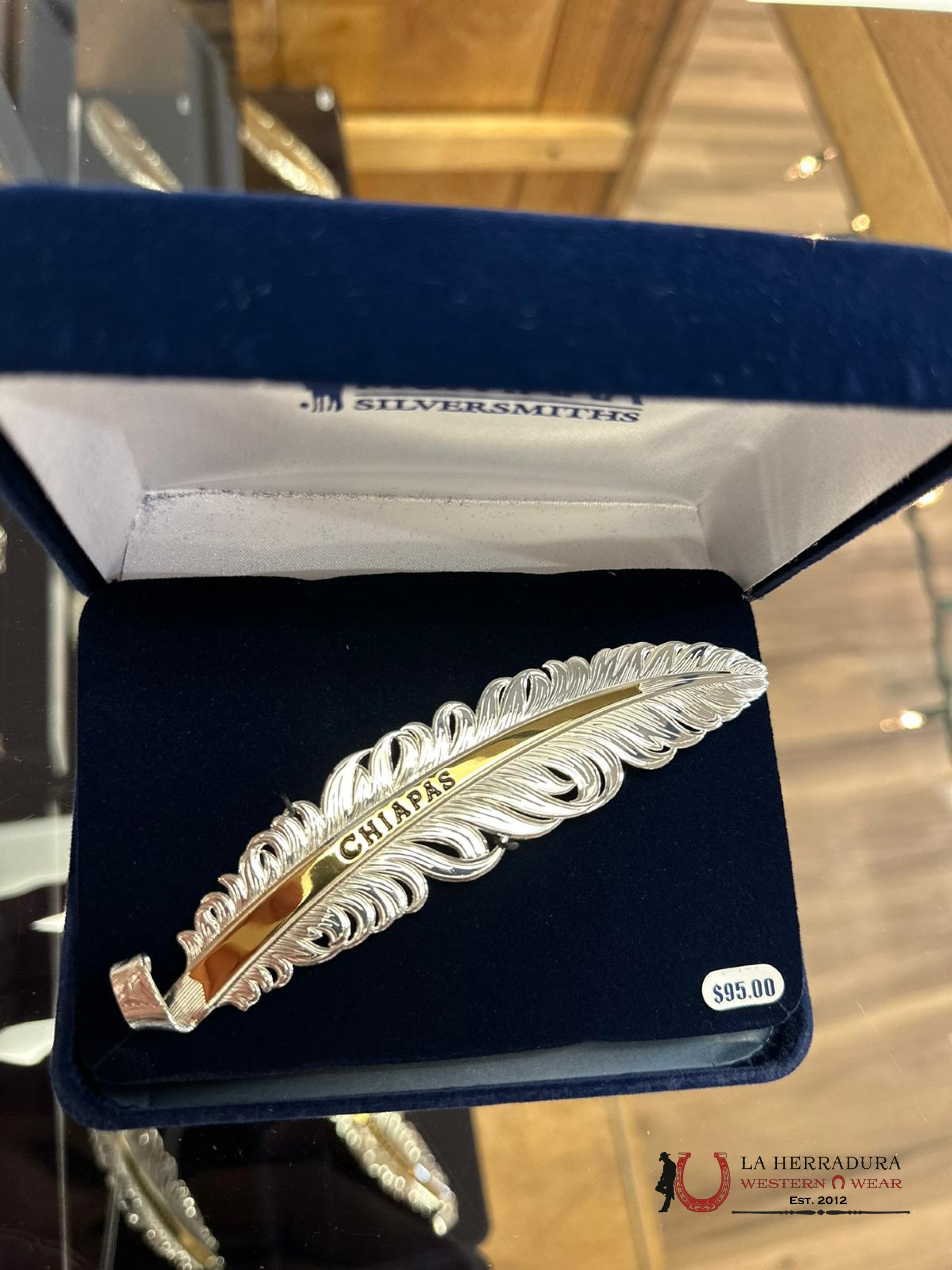 Montana Hat Feather Plata Chiapas Accesorios