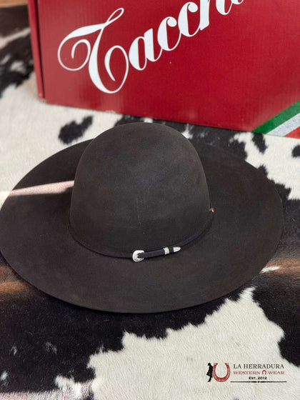 CHOCOLATE MENS TACCHINO OPEN CROWN FELT HAT 10X